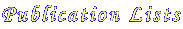 Publication Lists 